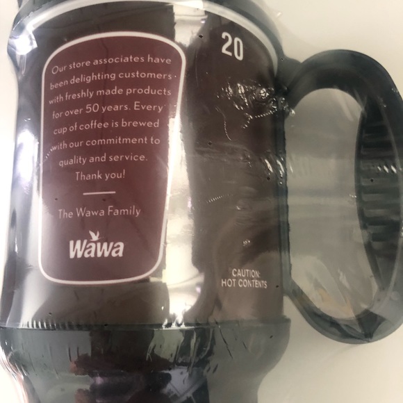 Wawa Kitchen Wawa 2 Oz Travel Mug Cup Insulated Black Brown Poshmark